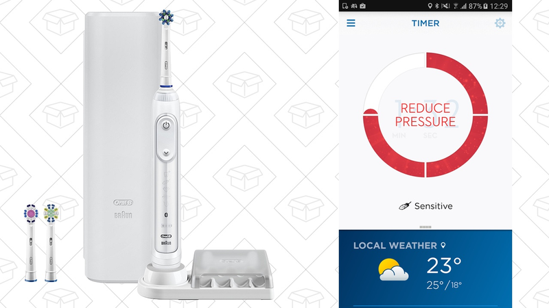 Oral-B Pro 7500 Smart Toothbrush | $100 | Amazon | Clip the $30 coupon